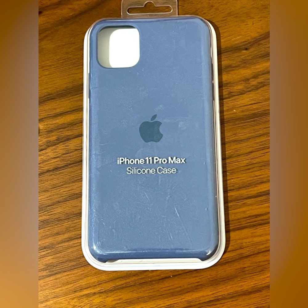 iPhone 11 Pro Max Silicone Case in Alaskan Blue